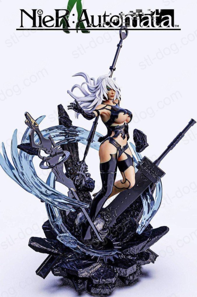 Nier Automata 尼尔机械纪元 3D打印模型图纸